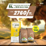Jivo Extra Light Olive Oil 5L and Jivo Organic Basmati Rice 2kg